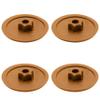 Enkotrade 4-Pack Brown Screw Cover Caps, Torx T15 view 1
