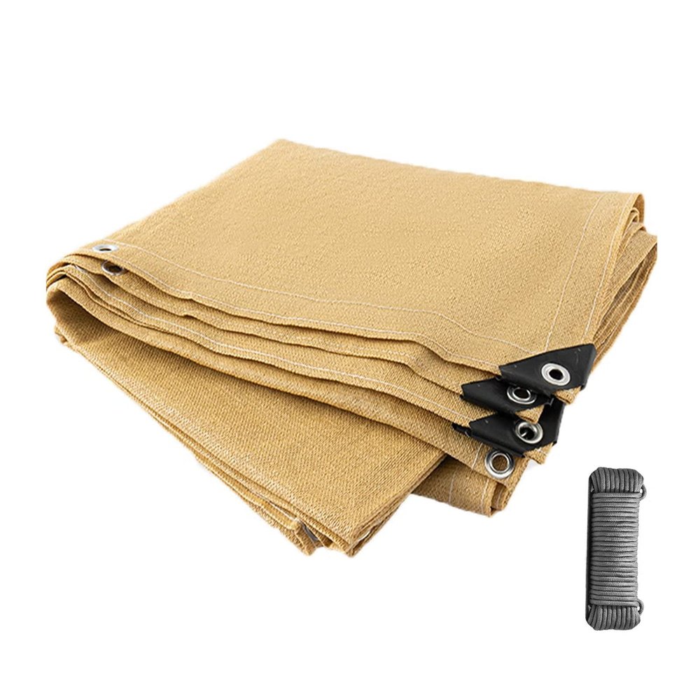 90% Beige Shade Net, 3.7 x 4.6 m