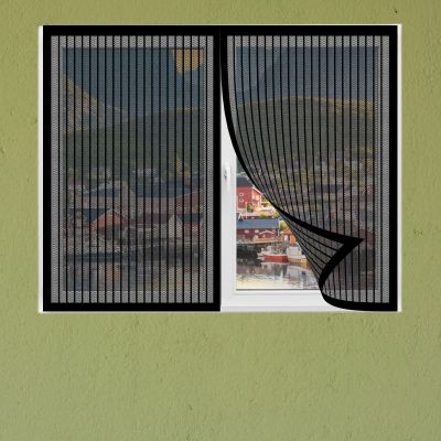 Mosquito Window Screen 270 x 250 cm, Black