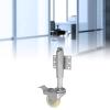 3-Inch Nylon Gate Roller, Spring-Loaded Swivel Caster with Brake, 50 kg Capacity view 3