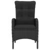 Festnight Black Rattan Garden Dining Set with Table and 8 Chairs view 4