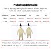Hanging Infant Mannequin, 3–6-Month Baby Dress Form with Soft Cotton Torso view 2