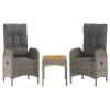 Festnight Rattan Garden Furniture Set with Sofa and Armchairs view 4