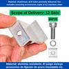 Solar Panel End Clamps, 12-Pack, for 50 mm Module Frames, Aluminum view 3
