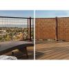MZQMK Natural Reed Privacy Fence, 4 x 16.4 ft, Brown view 1
