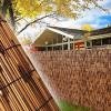 MZQMK Natural Reed Privacy Fence, 4 x 16.4 ft, Brown view 3