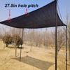 Black Shade Net, 78% UV Protection, 7x9 m / 8x12 m Breathable Shade Sail for Patio, Balcony, Garden, and Trampoline, with ... (Size: 1x5 m / 3.3x16.4 ft) view 4
