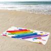 KINITA Rainbow Beach Towel 80 x 160 cm, Soft Microfiber Bath Towel, 3D Graffiti Quick-Dry Beach Blanket for Women and Men view 3