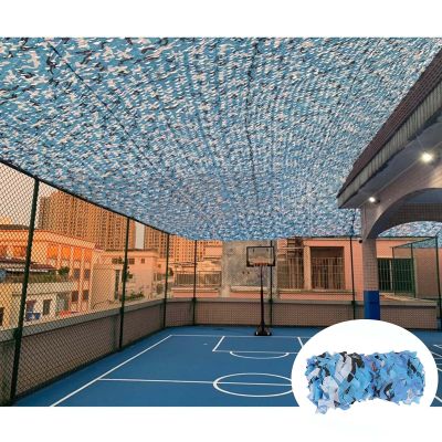 ANSNOW Blue and White Camouflage Net, Oxford Fabric, Waterproof Cover for Hunting, Shooting, Camping, and Cars, Various Sizes