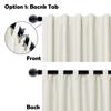 DWCN Blackout Curtain, Privacy Screen and Room Divider, Extra-Wide Thermal Curtain with Back Tabs and Rod Pocket view 4