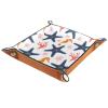 Seahorse and Starfish Leather Square Jewelry Trays for Keys, Coins, and Candy view 1
