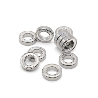 UVERLY 10-Piece S6700ZZ Stainless Steel Bearings, 10 x 15 x 4 mm, ABEC-7 Thin-Section 6700ZZ Ball Bearings