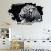 Tiger 3D-Effect Wall Decal, 80 x 120 cm view 2
