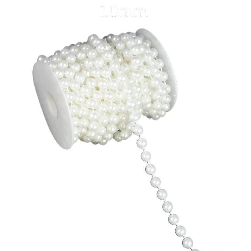 4/5/6/8/10/12 mm Imitation Pearl Bead Chain, DIY Jewelry and Wedding Decor (B05)
