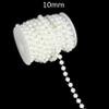 4/5/6/8/10/12 mm Imitation Pearl Bead Chain, DIY Jewelry and Wedding Decor (B05) view 2