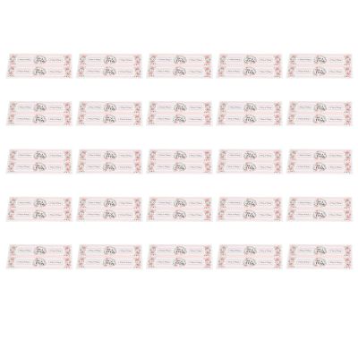 25-Piece Water Bottle Sticker Set with Pink Flowers