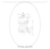 EK-Quantum Torque Pass-Through Adapter, G1/4, Satin Titanium view 3