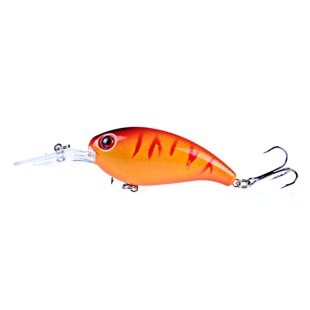 Comcapy 1-Piece Crankbait Fishing Lure, Color C6