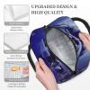 ASEELO Insulated Lunch Bag, Killer Whale Design, with Side Mesh Pocket view 3