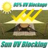 CANYUE Triangular Waterproof Sun Shade Sail, 95% UV Protection, Oxford Fabric, Sapphire Blue, 2.4 x 2.4 x 2.4 m view 4