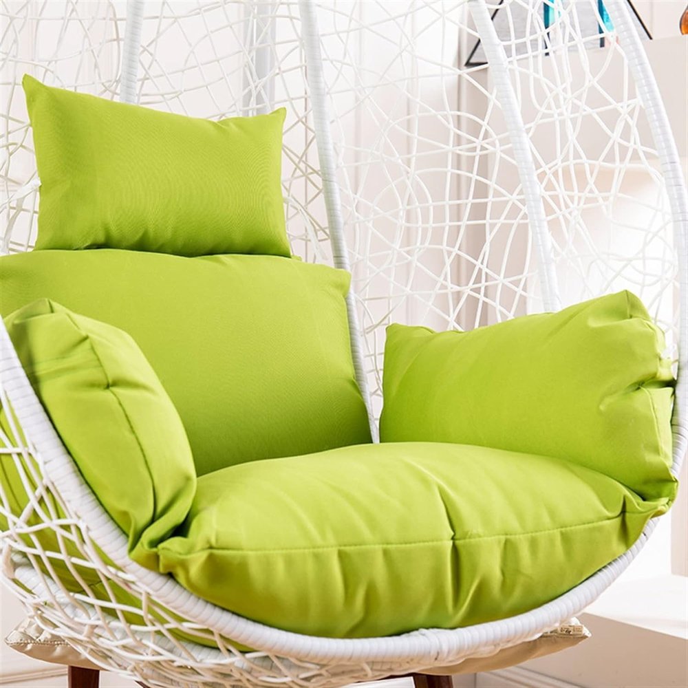 Earnmore Hanging Egg Chair Replacement Cushion Cover, Waterproof, Sun-Resistant, No Padding
