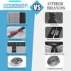 Magnetic Screen Door 120 x 210 cm, Insect Net with Hook-and-Loop Tape, No Drilling view 3