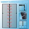 Magnetic Insect Screen Door Curtain, 135 x 225 cm, Black view 2