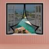 Magnetic Mosquito Window Screen 270 x 290 cm, Black view 1