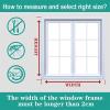 Magnetic Mosquito Window Screen 270 x 290 cm, Black view 4