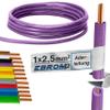 EBROM H07V-U Solid Single-Core Wire 2.5 mm, Violet, 15 m view 1