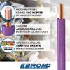 EBROM H07V-U Solid Single-Core Wire 2.5 mm, Violet, 15 m view 2