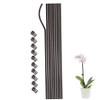 10 Plant Support Stakes with 10 Orchid Clips, 19.7 in view 1