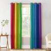 XIANGPEIFBH Rainbow Pink Morning Glow Blackout Curtains for Home, 100 x 260 cm, Set of 2 view 2