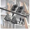 CATANK Black Round-Tube Rolling Ladder Hardware Kit, 10 ft/300 cm Track view 2