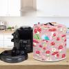 ZIATUBLES Mushroom Floral Pattern Pressure Cooker Cover, Air Fryer Cover with Handle and Pocket, Decorative Kitchen Appliance Cover, Dustproof, Washable, 8 Quart view 3