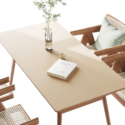 FANIVIN PU Table Mat, Khaki, 70 x 140 cm