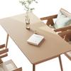 FANIVIN PU/PVC Tablecloth and Table Protector, Apricot, 100 × 100 cm view 1