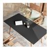 FANIVIN PU Tablecloth, One-Sided Waterproof, Black, 100 x 100 cm view 1