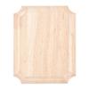 FINGERINSPIRE Unfinished Rectangular Wooden Plaque, 15.3 x 12.2 x 1.7 cm, Natural Wood Sign for Painting, Carving, and Pyrography view 1