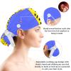 HOHODIY Adjustable Cat-Style Bouffant Cap with Buttons, Bow and Hair Tie, Multicolor, 17, M/L view 3