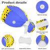 HOHODIY Adjustable Cat-Style Bouffant Cap with Buttons, Bow and Hair Tie, Multicolor, 17, M/L view 4