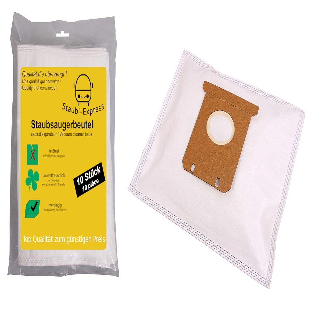 Staubi-Express 10 Vacuum Bags Compatible with AEG/AEG-Electrolux AVQ 2103 Viva Quickstop II