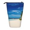 Lsjuee Ocean Print Standing Pencil Case with Zipper view 1