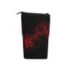 Lsjuee Black and Red Standing Pencil Case with Color Print view 2