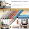 yaoumeo Bench Cushion, 90 x 30 x 5 cm, Black view 3