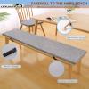 yaoumeo Bench Cushion, 90 x 30 x 5 cm, Black view 4