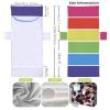 FANSU Garden Lounger Cover, Microfiber Terry Cover with Pockets, Rainbow, 75 x 210 cm view 4