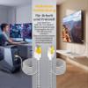 HuLuWa Cat7 RJ45 Ethernet Cable 3 m, 10 Gbps, 600 MHz, S/FTP view 3