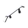 LIVINQ Bathroom Glass Door Handle, Silver, Shower Door Sliding Handle, Towel Bar, One-Sided Push-Pull Handle with Accessories view 1