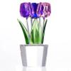 Qianwei K9 Crystal Tulip Figurine with Vase view 1